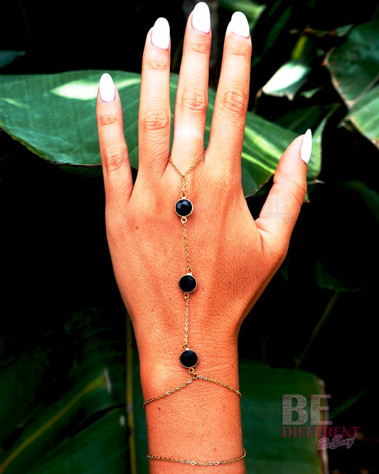 Lunar Eclipse Hand Bracelet